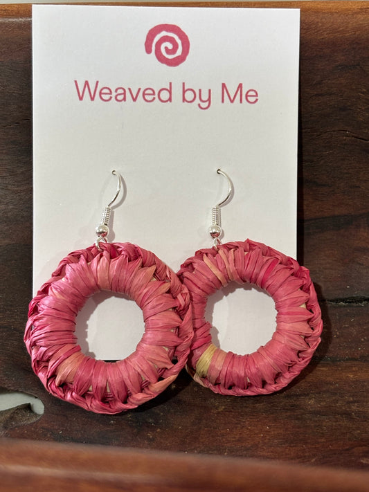 Mini Fuchsia Hoops