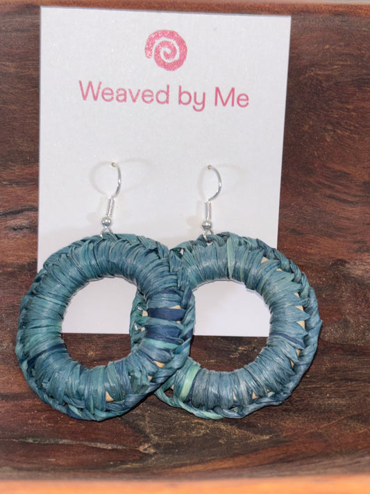Blue Quandong Hoops