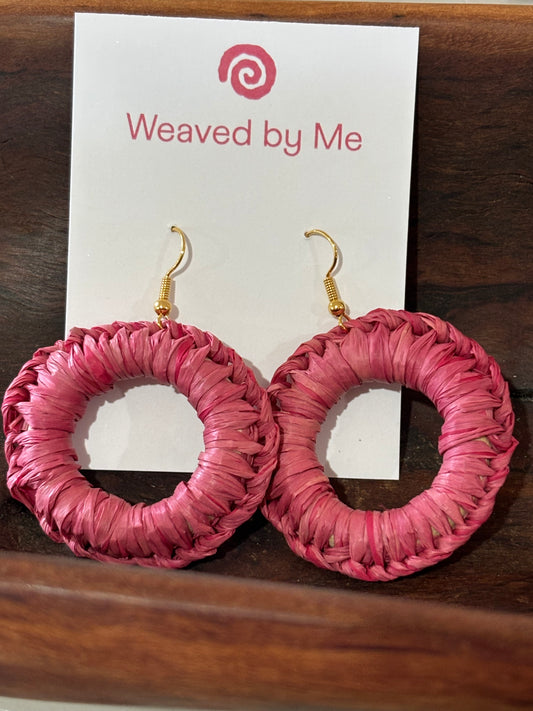 Fuschia Hoops
