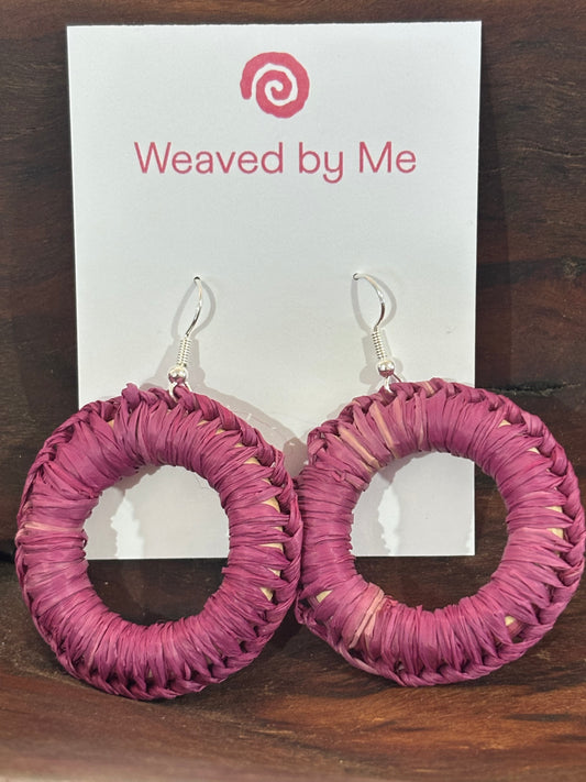 Magenta Hoops