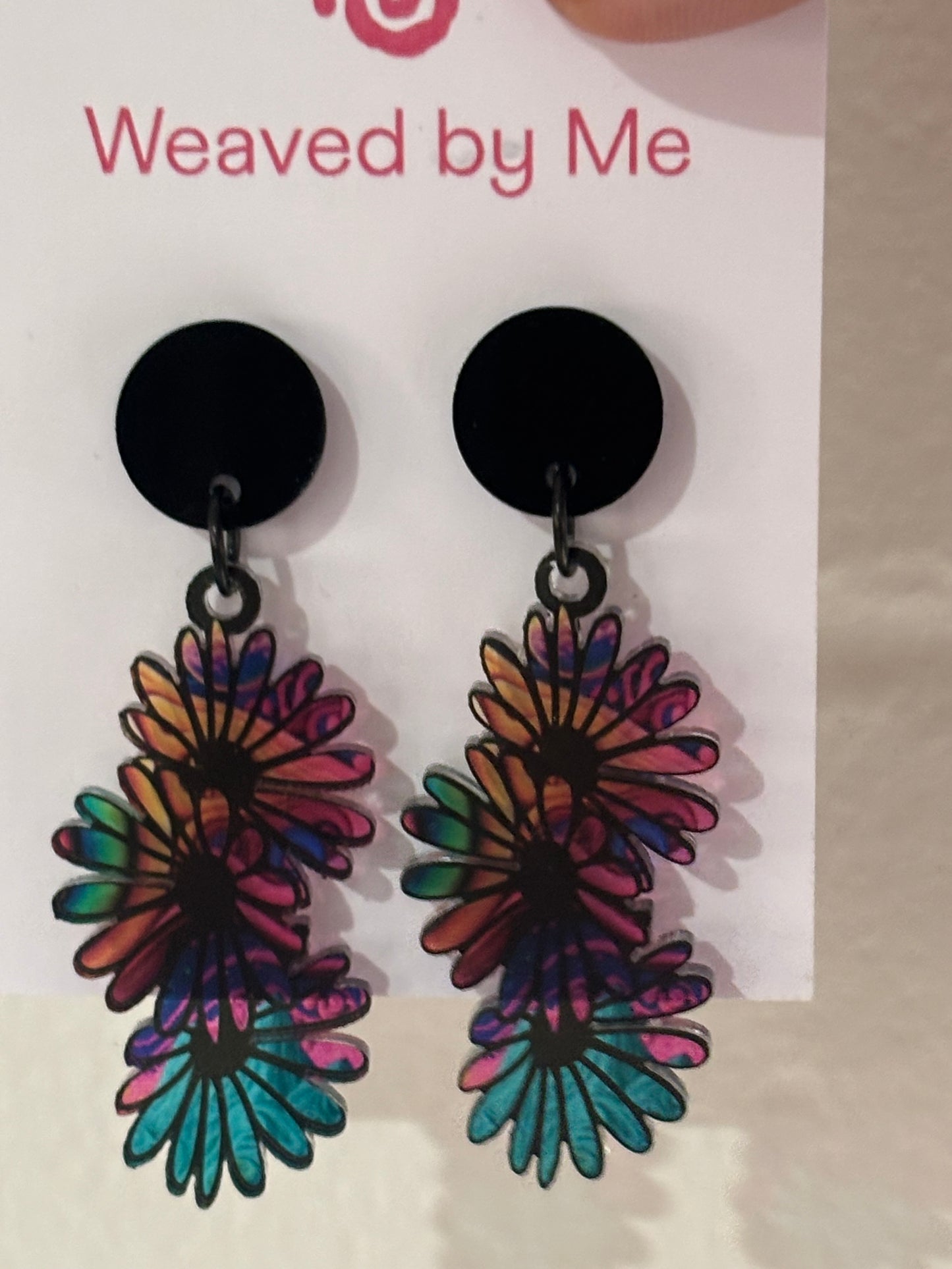 Acrylic Suncatcher earrings